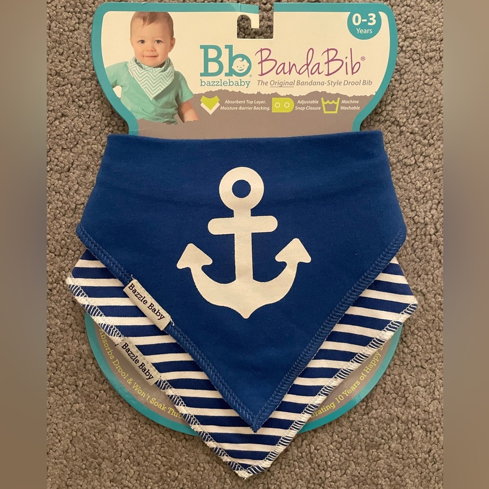 ORGANIC BANDANA BIB 2-PACK